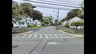 Driving In Gillgallon St In Mendon Massachusetts