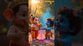 holi moli fun #fun#love #holi#song #dance#status#trending#ganesh #krishna#radha#youtubeshorts#colors