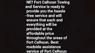 Roadside Assistance Fort Calhoun Emergency Roadside Help Fort Calhoun NE | Fort Calhoun Towing