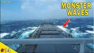 10 BIGGEST Bulk Carrier Ships In STORMS! MONSTER WAVES  Compilation 2020 I SHIPS FANATIC