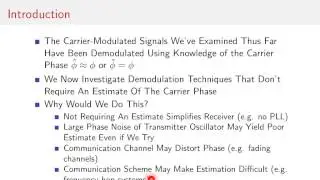 Noncoherent Communication (1/12): Introduction and Motivation