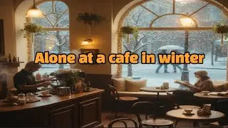 Alone at a cafe in winter / DENI