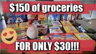 $150 Grocery Haul for only $30! | Feeding a Family of 6 on $200 a Month