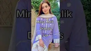 Minsa Malik Dramas List 😱 #viralshort #pakiatanidramas #iamhaniaawan #pakistanidarama