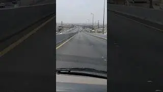 on road in Kuwait beautiful views maney cars travel #travel #kuwait #road #city #viral #cars