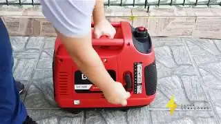 Funcionamento e ru&iacute;do do gerador Branco Inverter B4T 2000i com 2 KVA