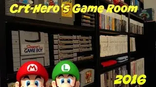 Game Room Tour/Setup 2016 - Nintendo and more!