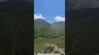 Hemşin SıRaK&ouml;Y Den &ccedil;ermeşk ver&ccedil;enik &ccedil;i&ccedil;ekliye yaylalarına kuş bakışı #ka&ccedil;kar #&ccedil;amlıhemşin #yayla