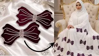 It's Beautiful And luxurious White drees patch 🔥😮 | vleza customise Professional Patch on velvet 