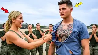 Single Dad Joined Army for His Daughter – His Tattoo Made the Commander Freeze