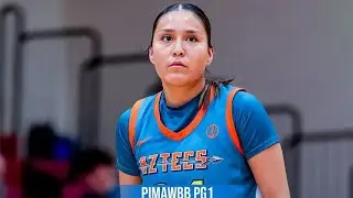 Melicia Nelson #24 Pima CC Lady Aztecs: 16 Points, 12 Rebounds, 11 Assists vs Mesa CC Away Game