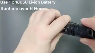 KDLITKER C82-Color-R Cree XP-E2 620nm Red Hunting Flashlight