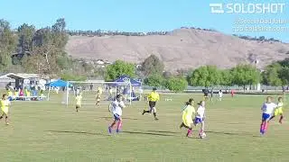 Socal Blues vs  Chelsea SC G11 Girls Soccer Game U9 Flight 1 Soloshot video Mulligan Rennie Langford