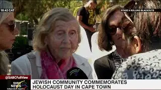 Jewish community in Cape Town commemorates the annual Holocaust Day