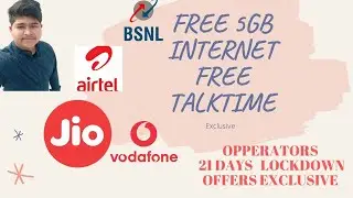 OFFERS DURING LOCKDOWN I FREE INTERNET I FREE TALKTIME I EXCLUSIVE I FTR