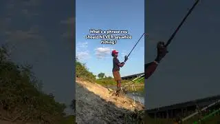 What's a phrase you shouldNEVER say while fishing? #rap #remix #melodicrap #producergrind #rapgame