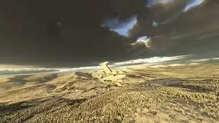 MSFS 2024 Cessna 310 go around Moore Creek (99AK) winter