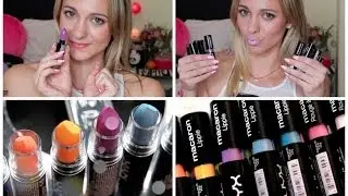 NEW NYX Macaroon Lippies Swatches and Review