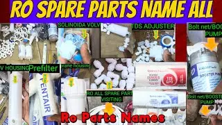 Ro spare parts Name#Ro water purifier All parts Name Explanation.SV#UV.