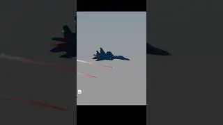 su-27 tirando bengalas