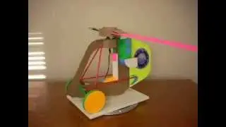 Tip Jet Helicopter Model Study 2 D