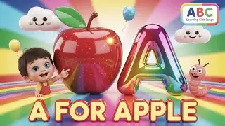 &ldquo;A for Apple 🍎 B for Ball ⚽ | Fun ABCD Learning with Real Photos & Music&rdquo;