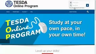 How to access TESDA Online Program?