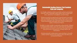 A. Parker Contracting - Exploring Eco Friendly Roofing Options That Last