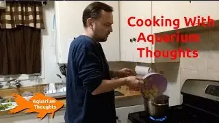 Cooking with Aquarium Thoughts - Blanched Zucchini for my Otocinclus