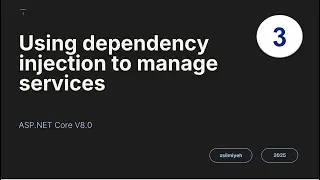 ASP .NET Core: Razor Pages: Dependency Injection (DI): Part3 - Loose Coupling