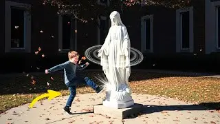 Boy Kicked the VIRGIN MARY Statue at School&hellip; and the CAMERA Captured the MIRACLE