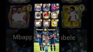TOP ST FC Mobile | Mbapp&eacute; (117) 😂 Demb&eacute;l&eacute; (117) vs CR7 (117) 😭