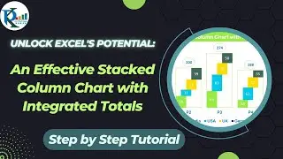 An Effective Stacked Column Chart with Integrated Totals