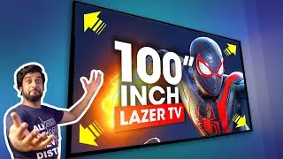 HUGE 100-INCH 4K LASER TV - BIG UPGRADE! ⚡️ My Home Theater Setup - BIGVUE UST ALR Projector Screen
