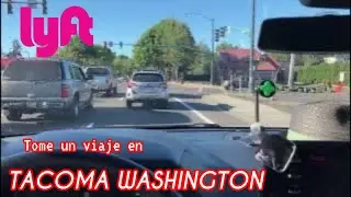 Tome un viaje de lyft en TACOMA WA, donde nadie quiere trabajar Uber 😱