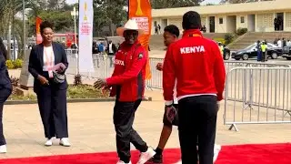 SENATOR MUTHAMA AND MOROCCO AMBASSADOR ARRIVAL FOR KENYA VS DRC CONGO | CHAN 2024 