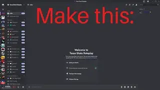 How to make the perfect discord server for your roleplay server
