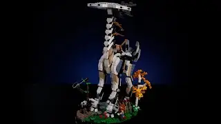 Building the LEGO Horizon Tallneck - timelapse! #Shorts