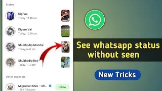 How to See Whatsapp Status without Seen | Whatsapp Status Preview New Update