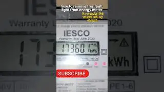 Digital Energy Meter Fault Light Problem Solution Part #1 | Nature | Tech Wonder | trending| Viral