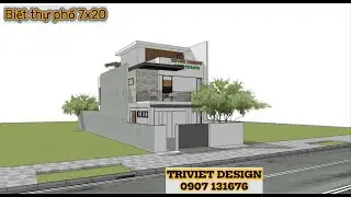 Biệt thự 7x20 v&agrave; hồ bơi mini