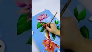 кастом, роспись одежды, роспись футболки, кастом футболки, карп кои