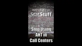 Stop Using AHT in Call Centers