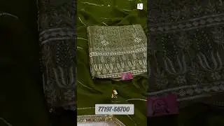 handwork Suit full detail on whatsapp 77197-58700 #knbtrendyhouse #wmk #bridal #punjabi #handwork