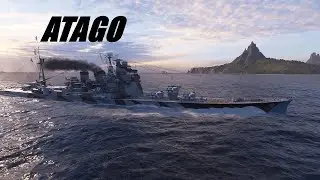 WOWS Atago  World of Warships #worldofwarships#wows#premium#replay#schutzmann77#letsplay