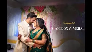 Cameron & vishal engagement cinematic video 2025 #photography #engagement #viral