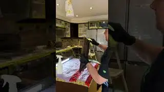 5-Day Kitchen Cabinet Spraying Process - Day 2 - UA Pavlo Construction
