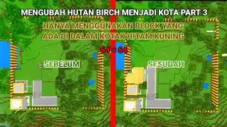 Mengubah Hutan Birch Menjadi Kota Di Minecraft Part 3