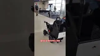 autonomous wheelchair at Detroit Metro Airport #wheelchair #accessibility #autonomous #robotics #ai