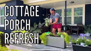Front Porch Makeover | Cottage Garden Refresh | Full Sun Plants | Florida Garden Transformation